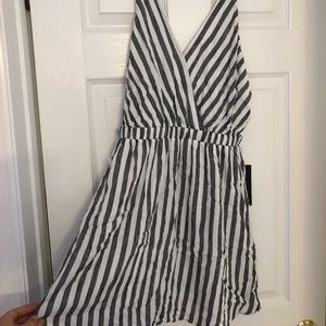Black&White Striped Dress